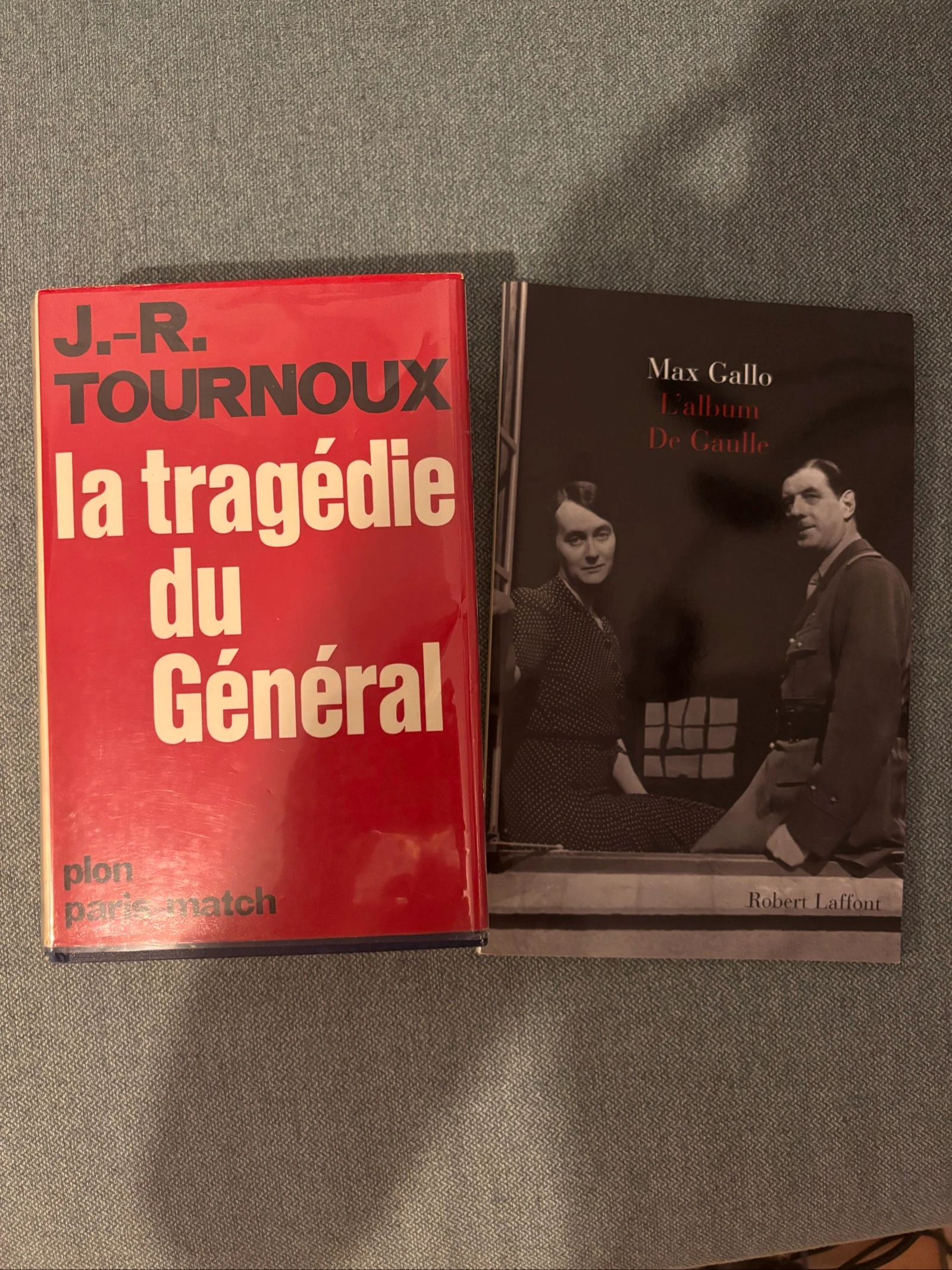 Lot 2 livres De Gaulle : La tragédie du Général ; L’album De Gaulle
